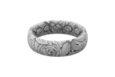 Winter Rose Thin Ring