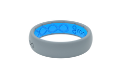 Solid Storm Grey Thin Ring