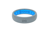 Solid Storm Grey Thin Ring