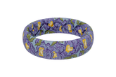 February Violets Thin Ring