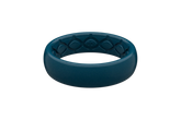 Satin Dark Ocean Thin Ring