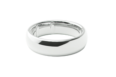 Groove Ring® Tungsten 6mm - Platinum
