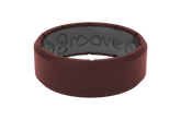 Edge Crimson & Grey Ring