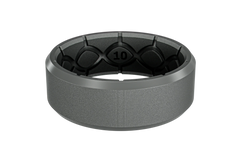 Zeus Edge Deep Stone Grey Ring