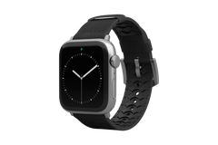 Vulcan Obsidian - Black Apple Leather Watch Band