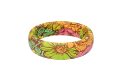 Retro Floral Thin Ring