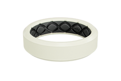 Zeus Cream White Thin Ring