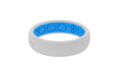 Solid Snow Thin Ring
