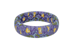 February Violets Thin Ring