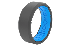 Edge Deep Stone Grey Ring