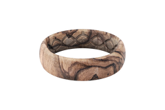 Burled Walnut Thin Ring