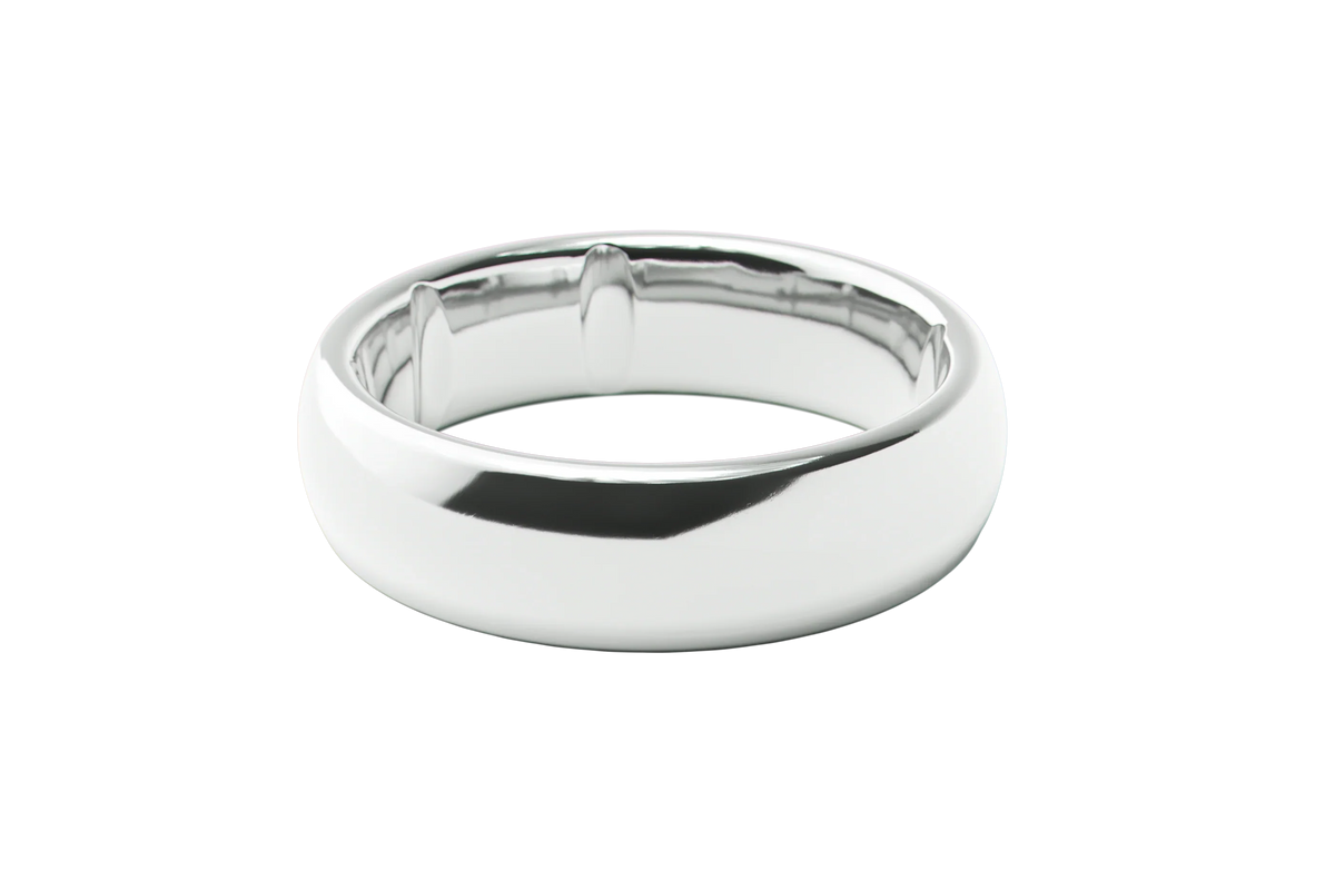 Groove Ring® Tungsten 6mm - Platinum