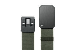 Groove Belt Gun Metal/Base Camp Green