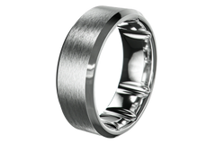 Groove Ring® Tungsten - Platinum