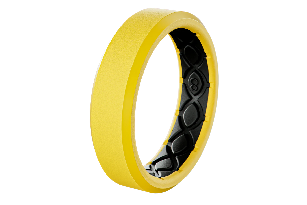 Zeus Pulse Yellow Thin Ring