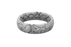 Winter Rose Thin Ring