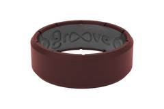 Edge Crimson & Grey Ring