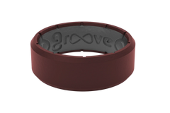 Edge Crimson & Grey Ring