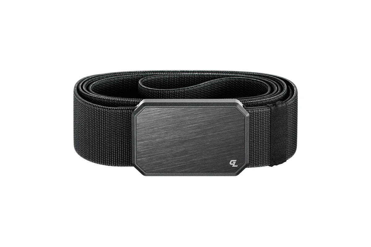 Groove Belt Gun Metal/Black